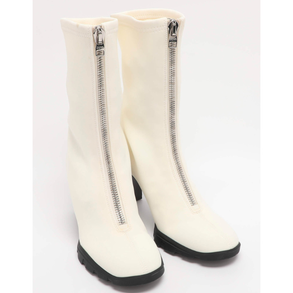 Alexander McQueen Neoprene Slim Tread Mid Boots Scuba Booties 37,5 NIB 1,090
